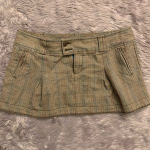 American eagle mini plaid skirt size 14